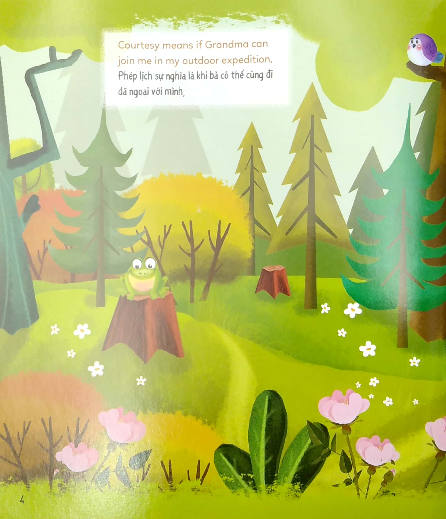 bé học lễ giáo - lịch sự và tôn trọng (sách song ngữ anh - việt)