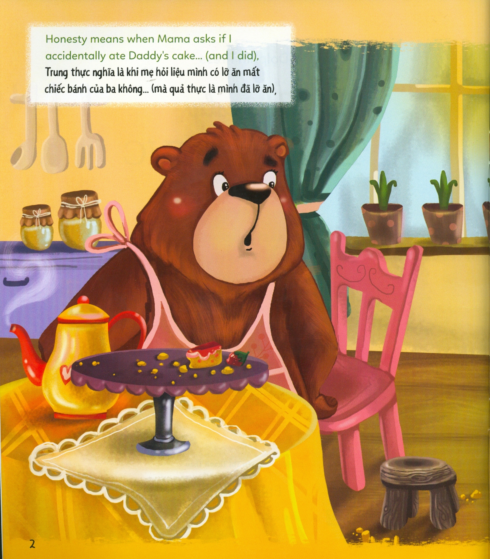 bé học lễ giáo - trung thực (song ngữ)