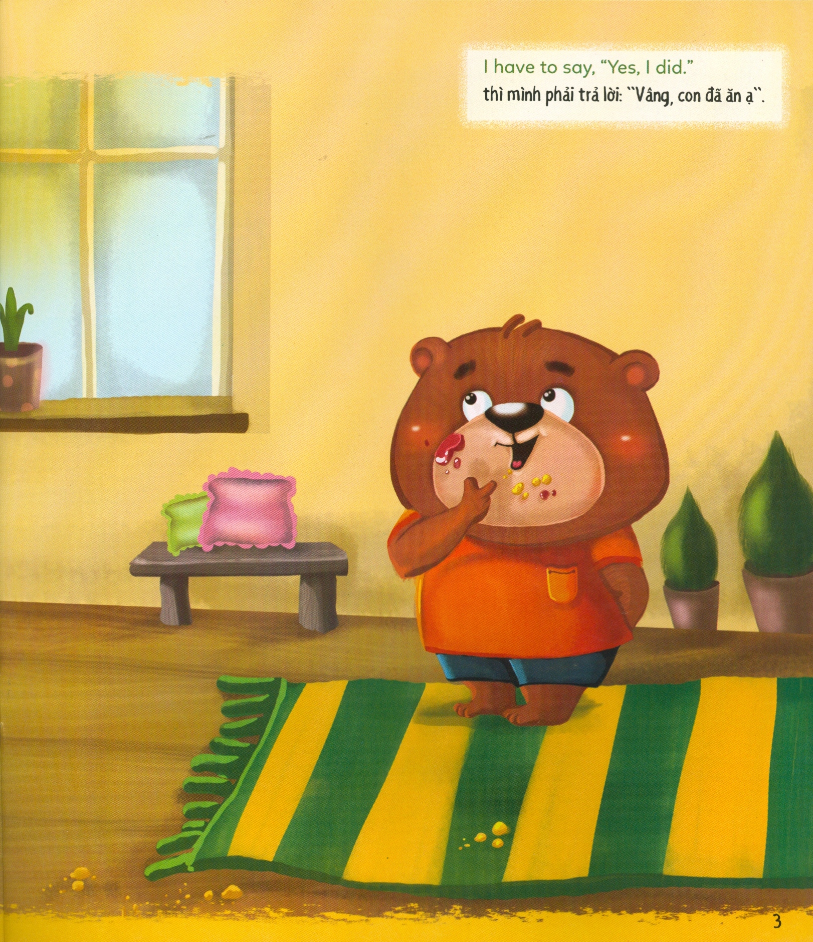 bé học lễ giáo - trung thực (song ngữ)