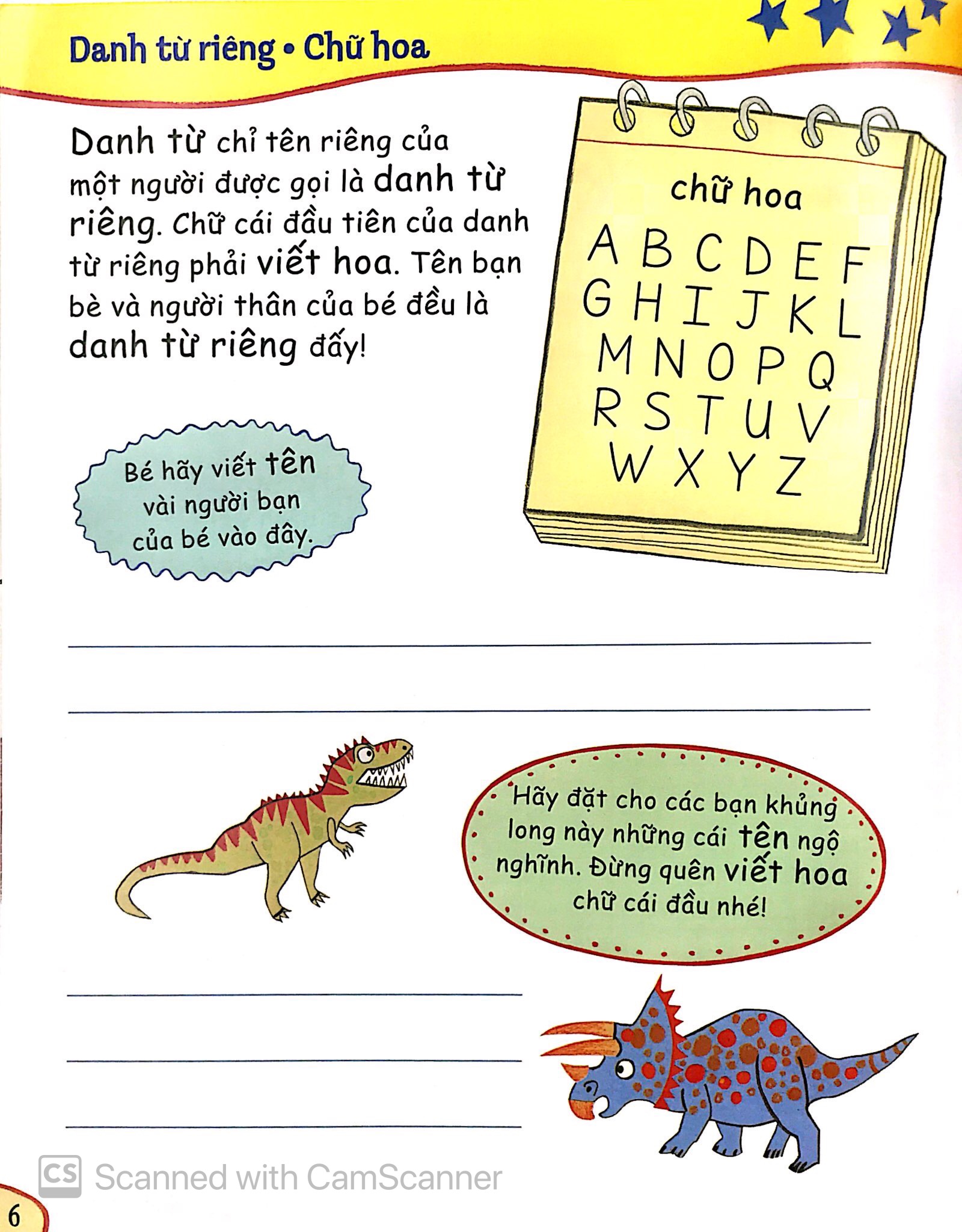 bé học ngữ pháp tiếng anh - danh từ (5 - 7 tuổi)