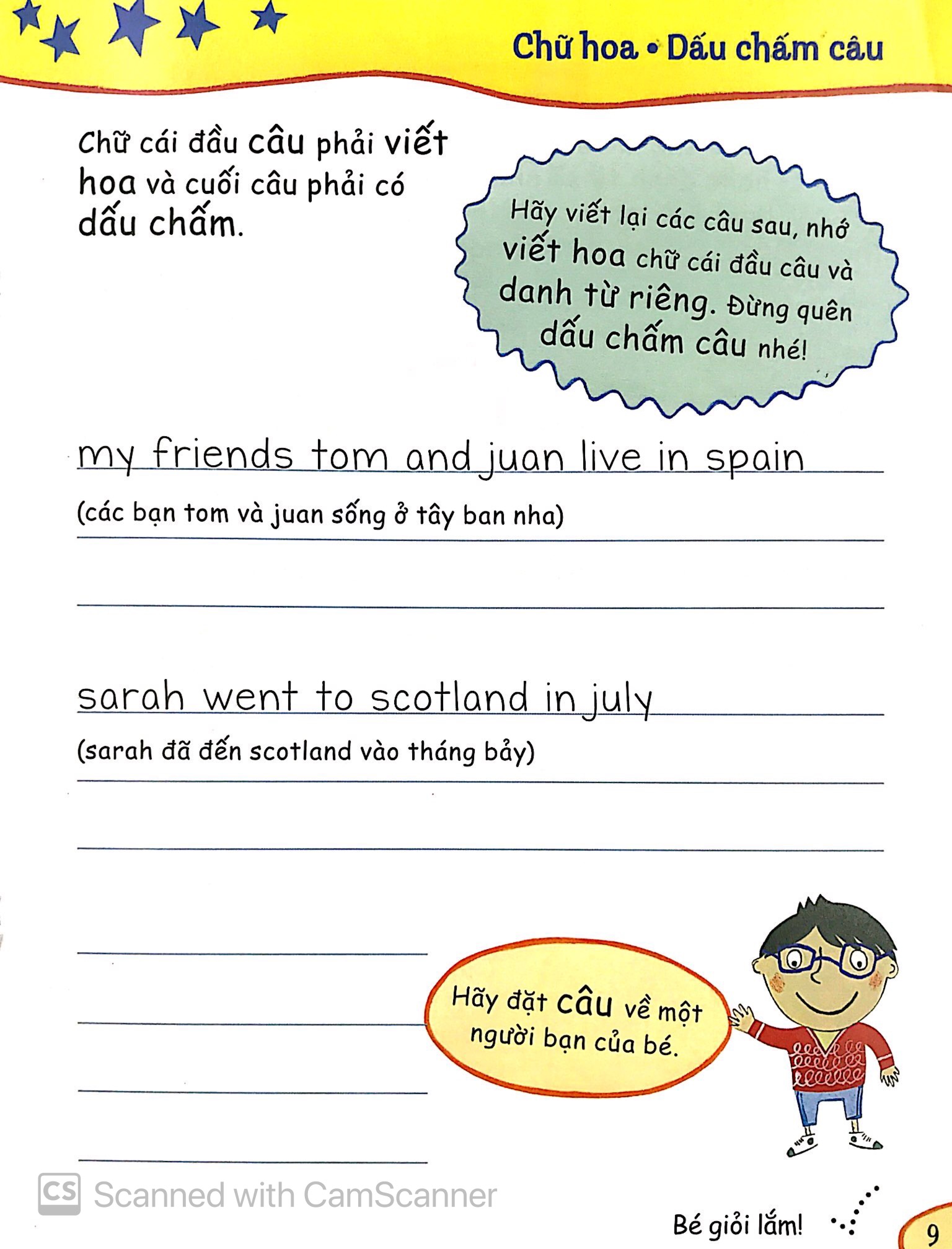 bé học ngữ pháp tiếng anh - danh từ (5 - 7 tuổi)