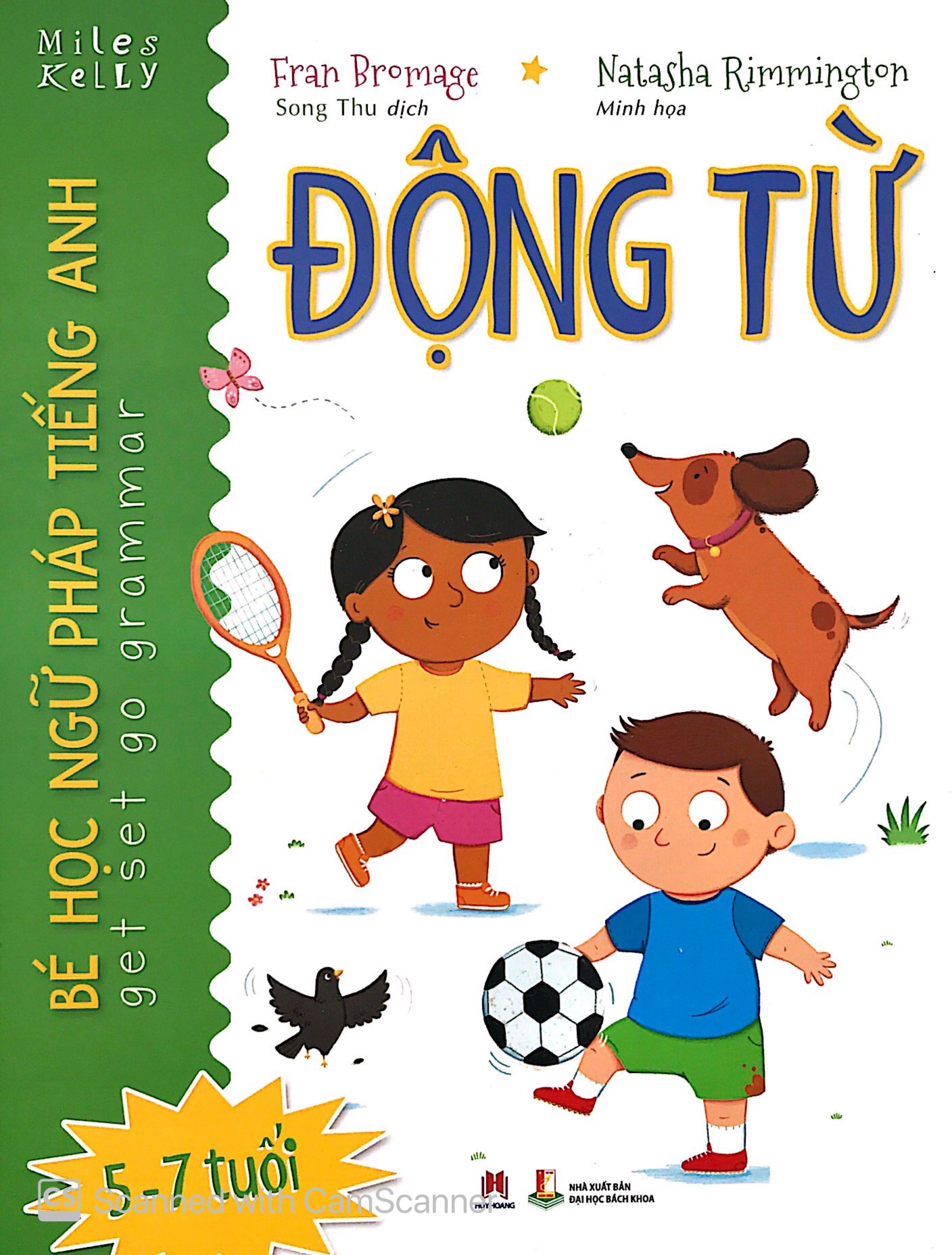 bé học ngữ pháp tiếng anh - động từ (5 - 7 tuổi)