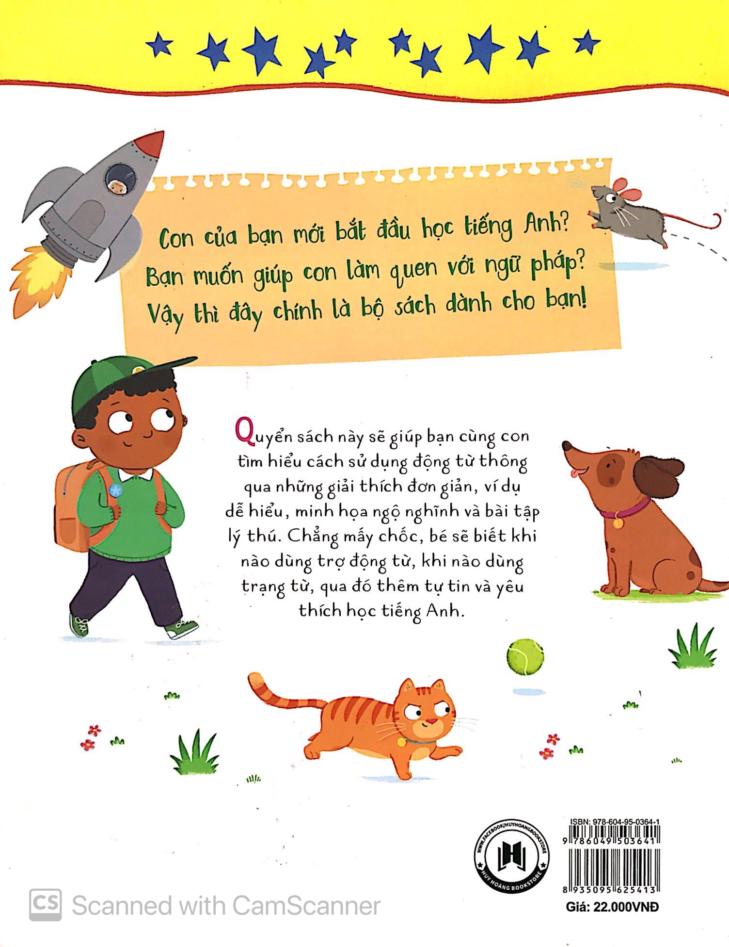 bé học ngữ pháp tiếng anh - động từ (5 - 7 tuổi)