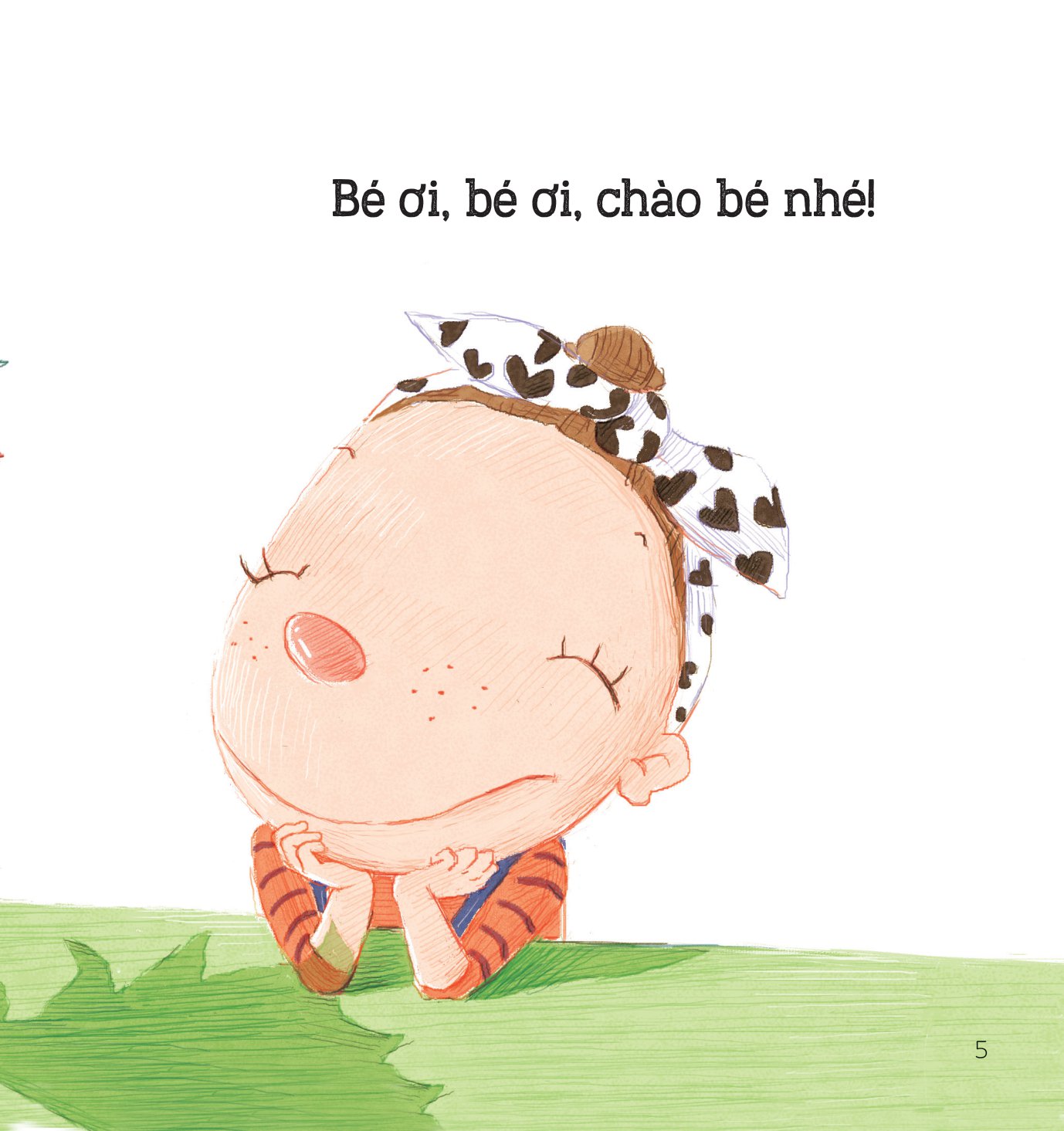 bé học nói - chào bạn nhé!