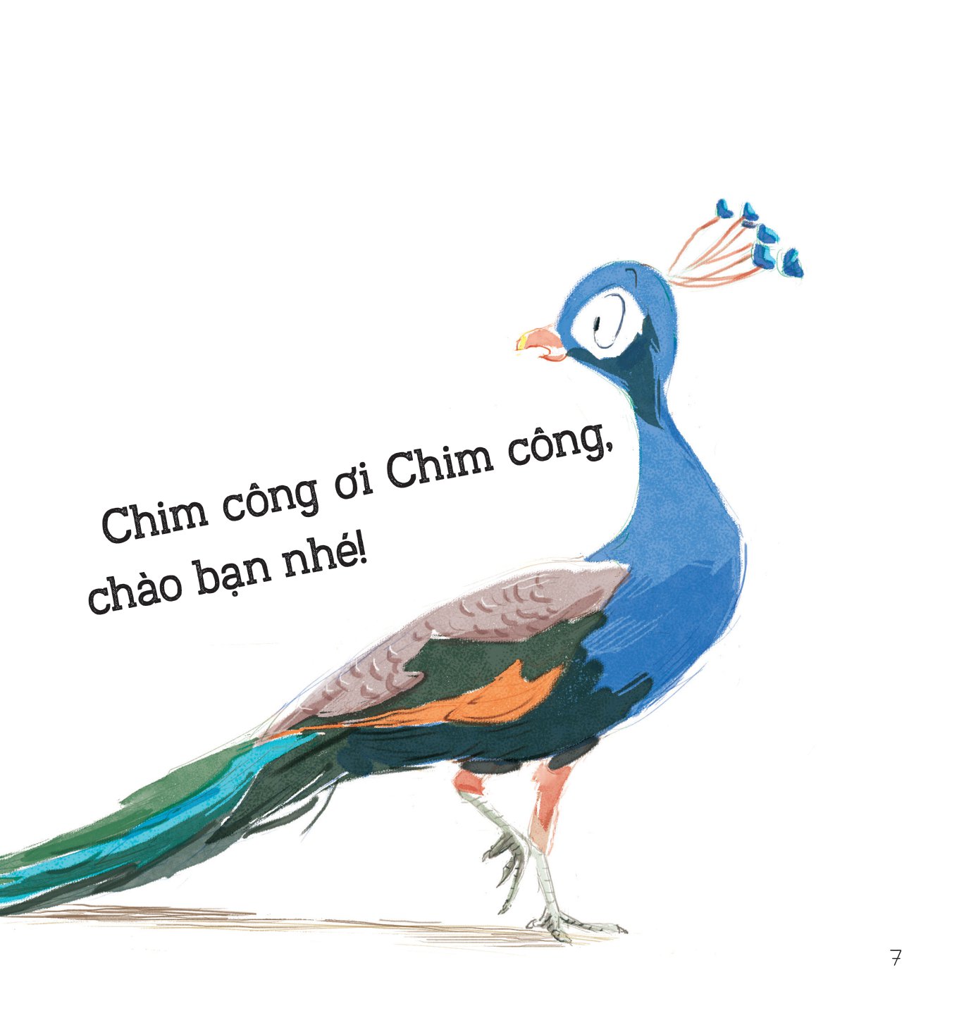 bé học nói - chào bạn nhé!