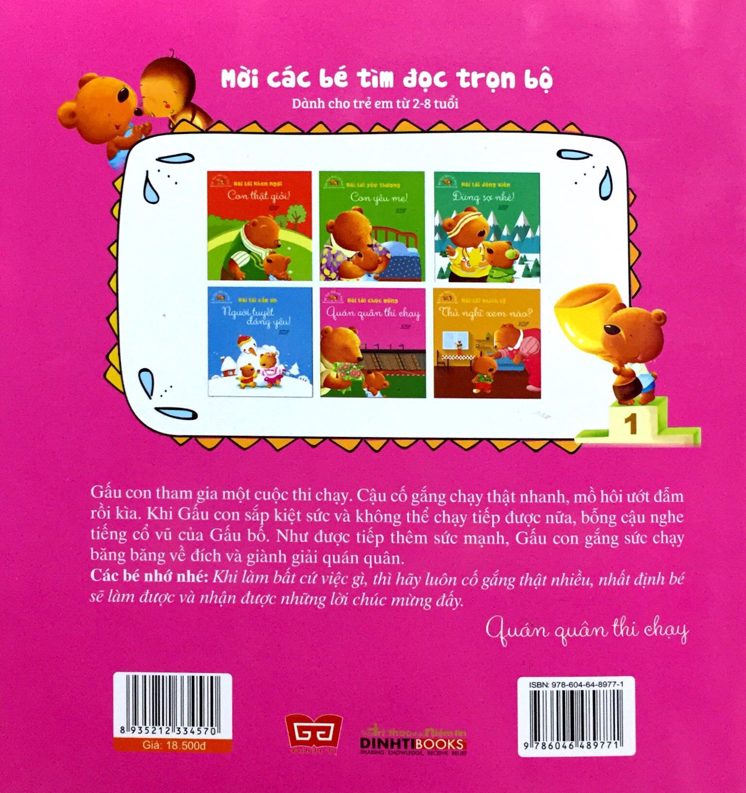 bé học nói lời hay - nói lời chúc mừng - quán quân thi chạy