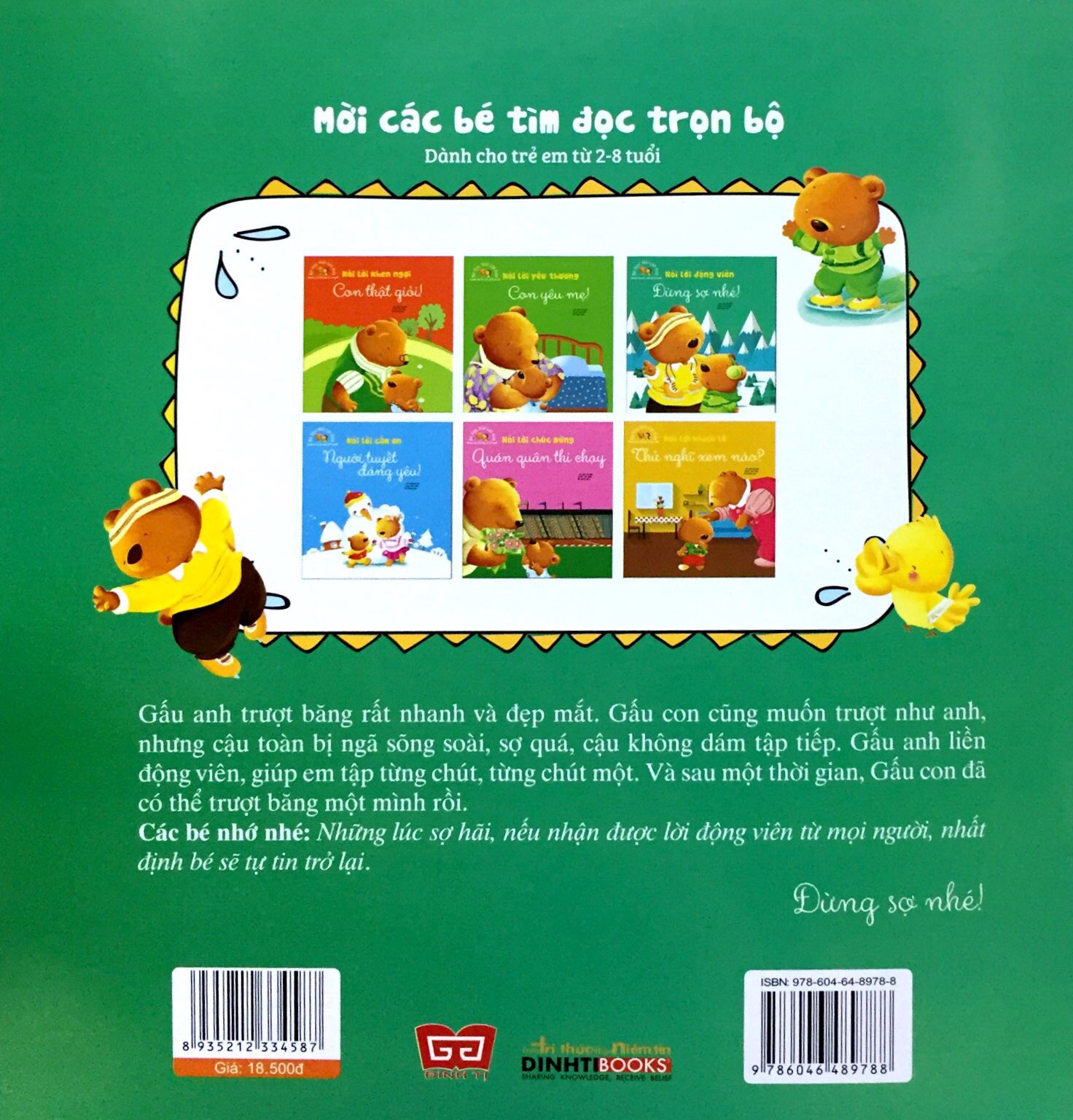 bé học nói lời hay - nói lời động viên - đừng sợ nhé!