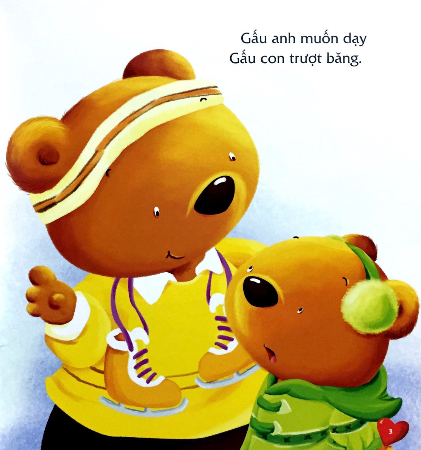 bé học nói lời hay - nói lời động viên - đừng sợ nhé!