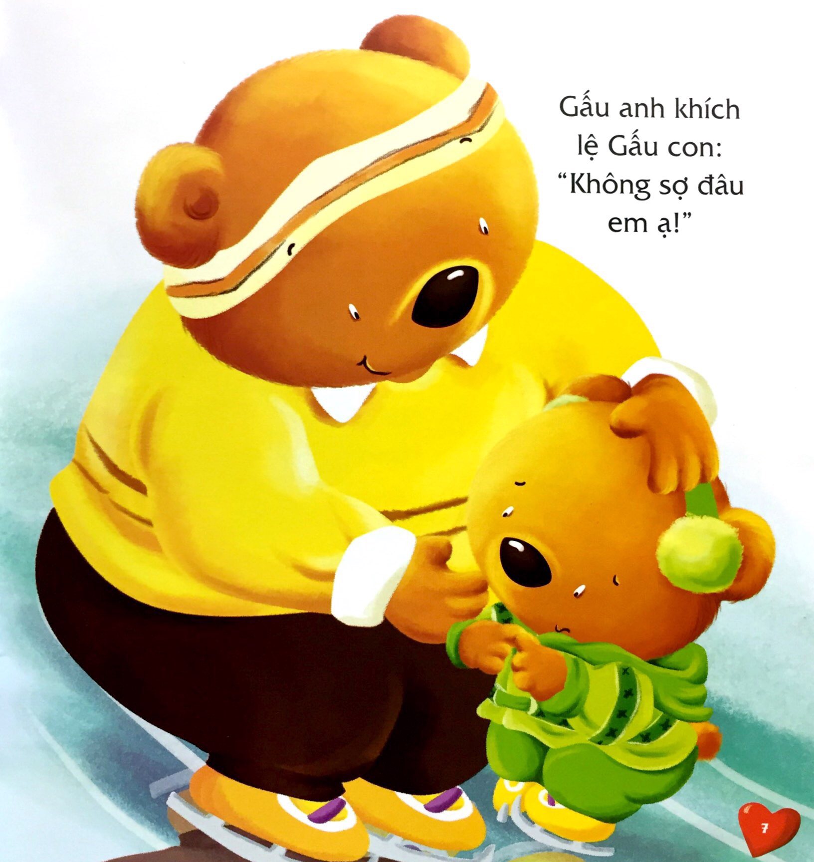 bé học nói lời hay - nói lời động viên - đừng sợ nhé!