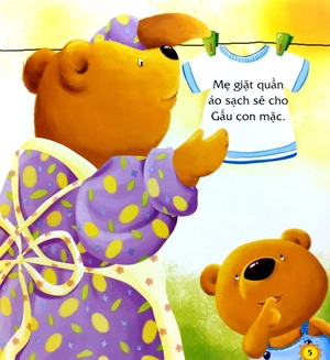 bé học nói lời hay - nói lời yêu thương - con yêu mẹ!