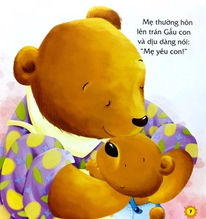 bé học nói lời hay - nói lời yêu thương - con yêu mẹ!