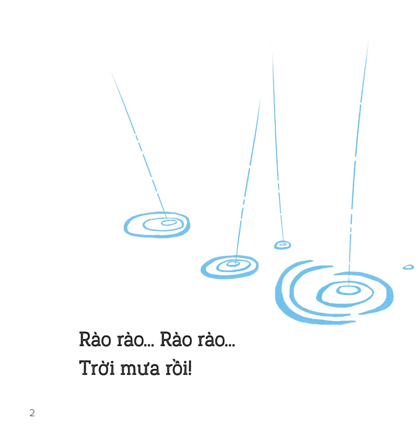 bé học nói - rào rào, tí tách