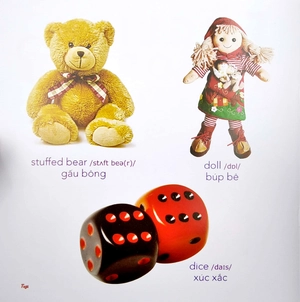 bé học tiếng anh qua hình ảnh - đồ chơi