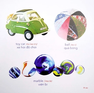 bé học tiếng anh qua hình ảnh - đồ chơi