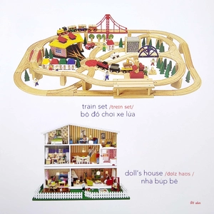 bé học tiếng anh qua hình ảnh - đồ chơi