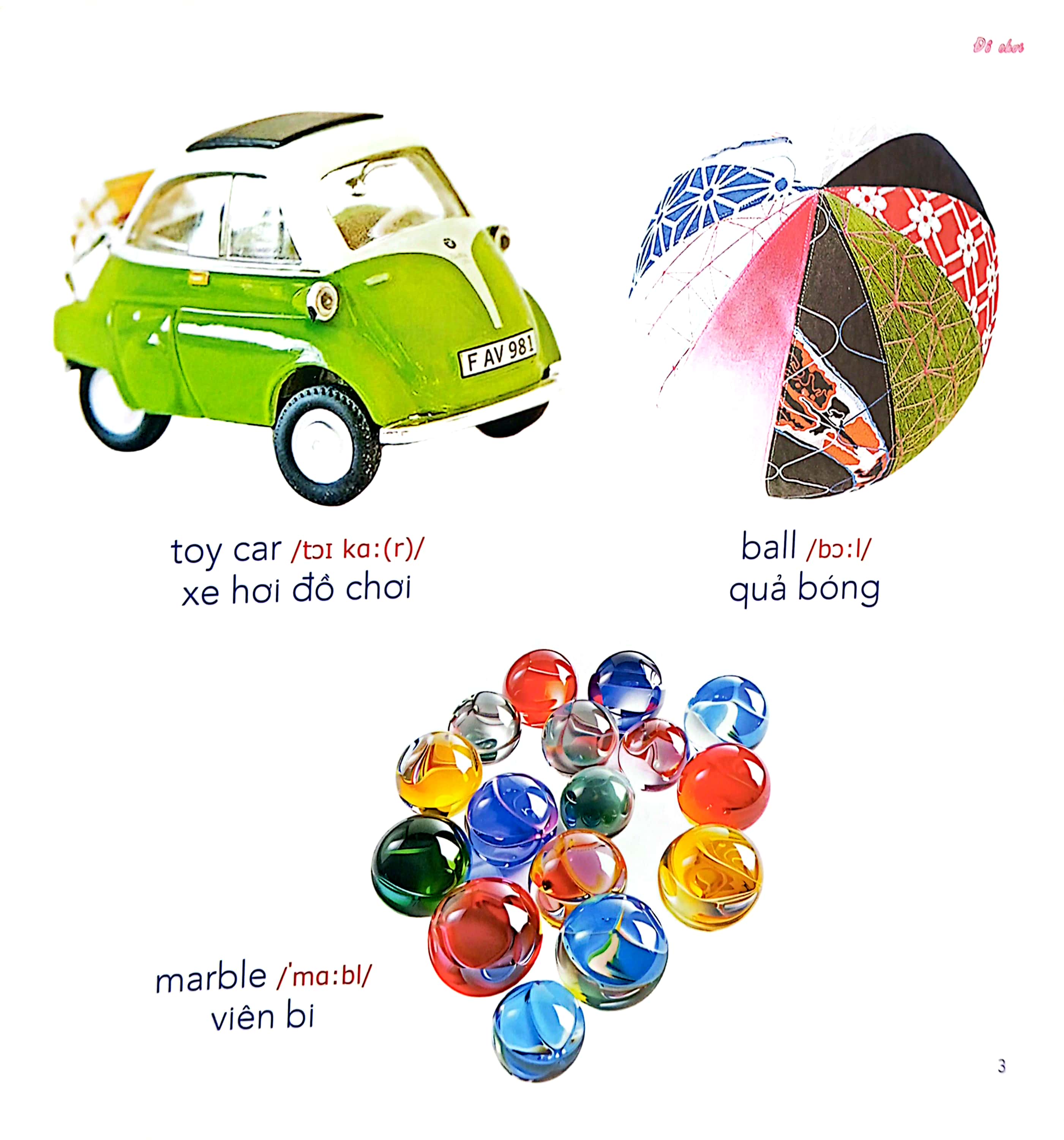 bé học tiếng anh qua hình ảnh - english for children - đồ chơi - toys