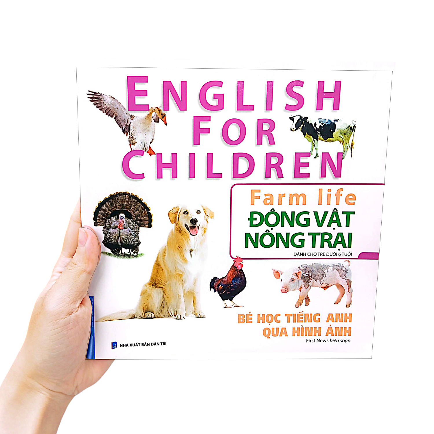 bé học tiếng anh qua hình ảnh - english for children - động vật nông trại - farm life