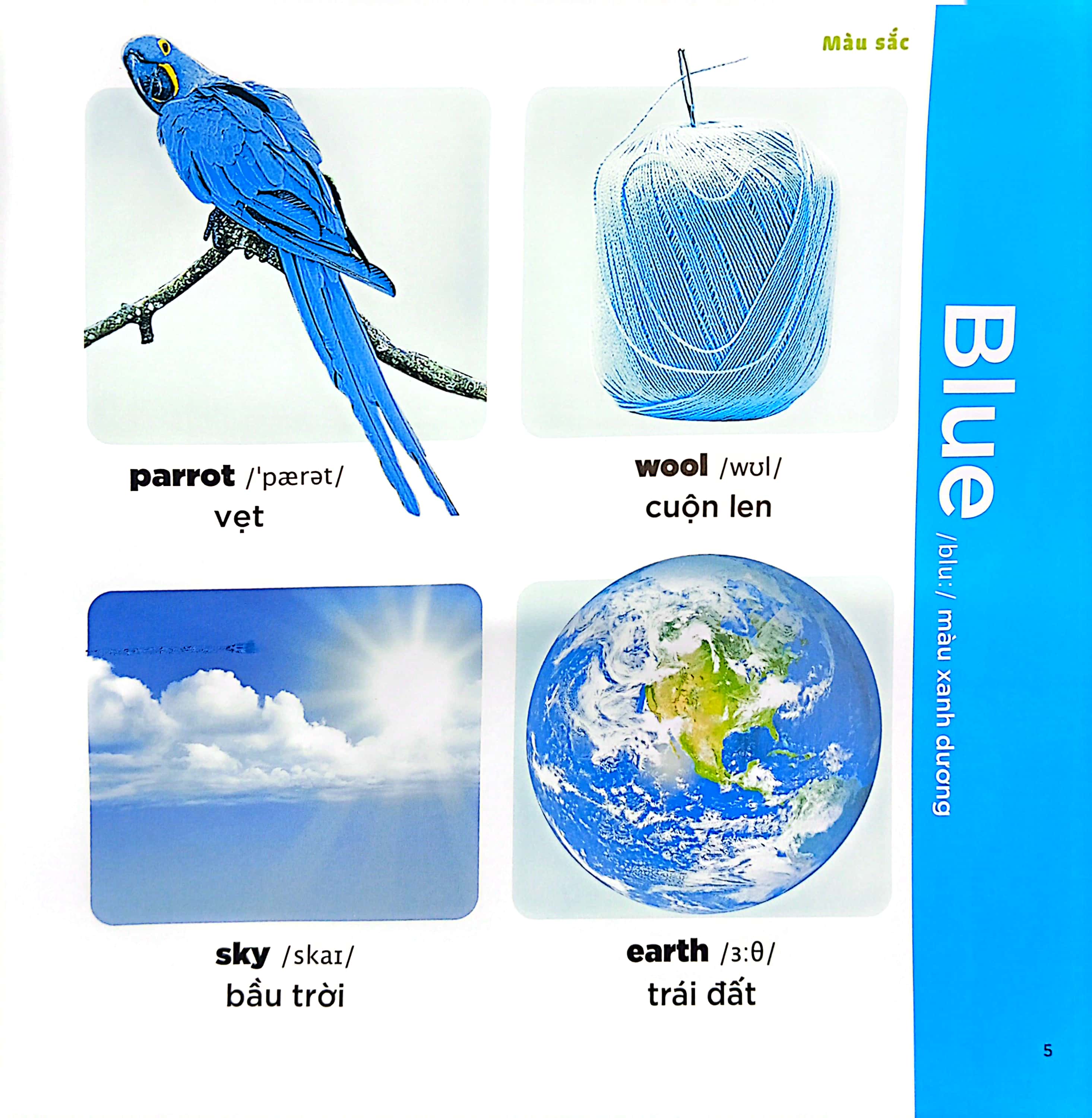 bé học tiếng anh qua hình ảnh - english for children - màu sắc - colours