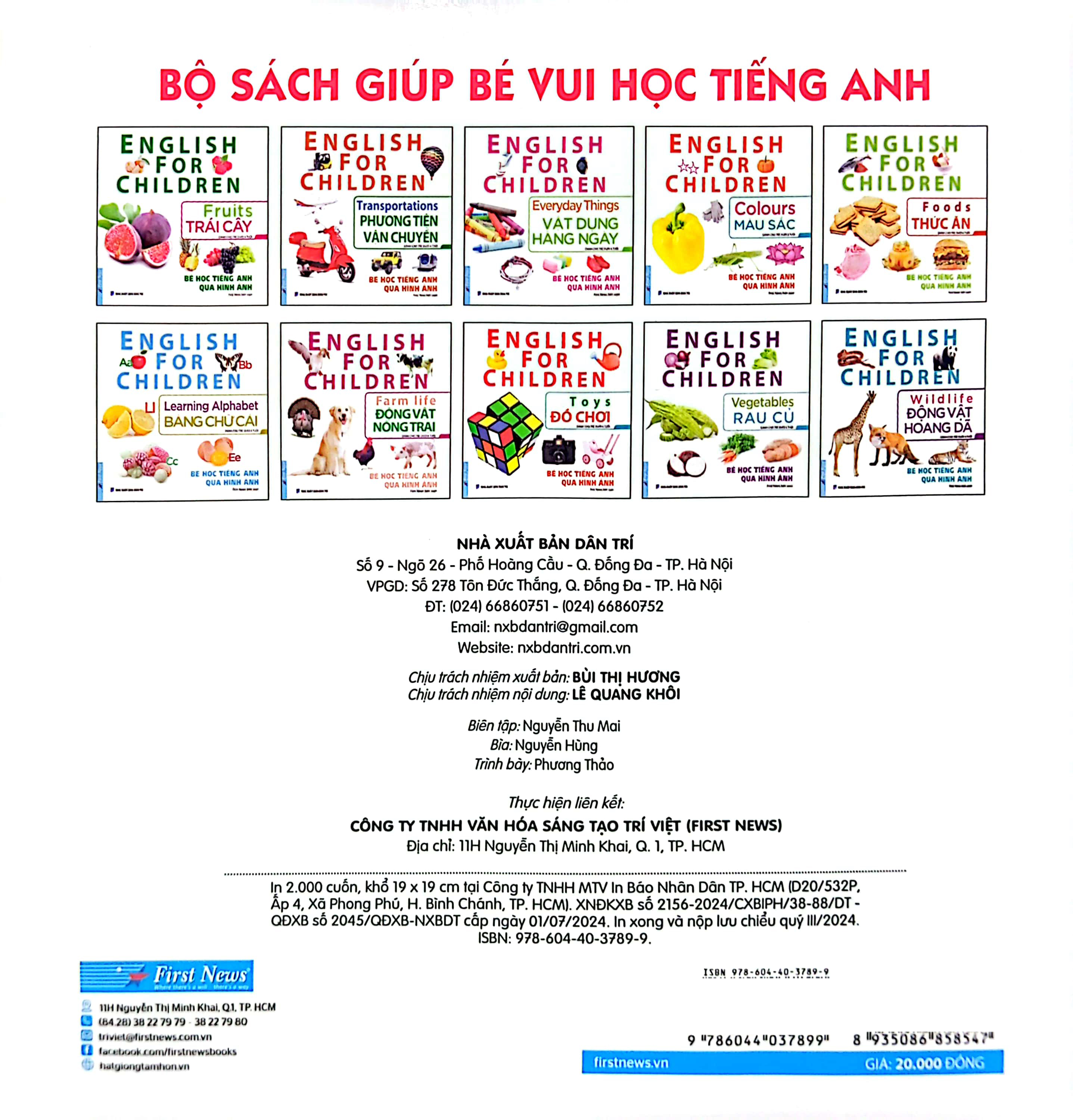 bé học tiếng anh qua hình ảnh - english for children - trái cây - fruits