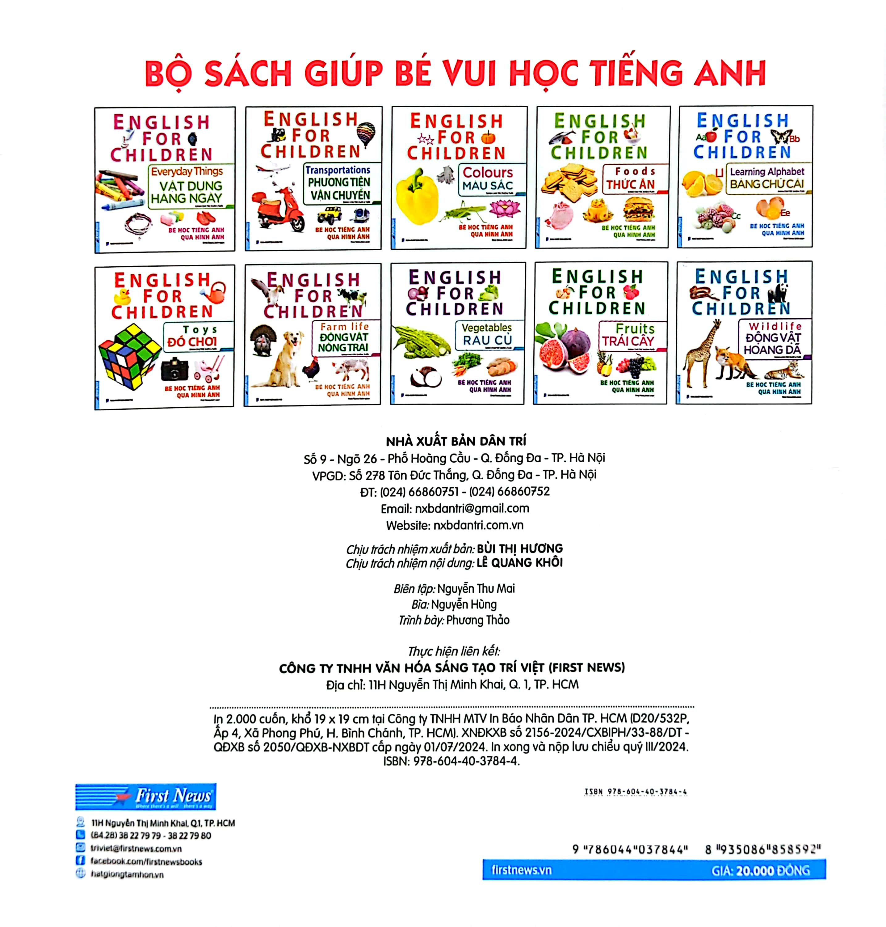 bé học tiếng anh qua hình ảnh - english for children - vật dụng hàng ngày - everyday things