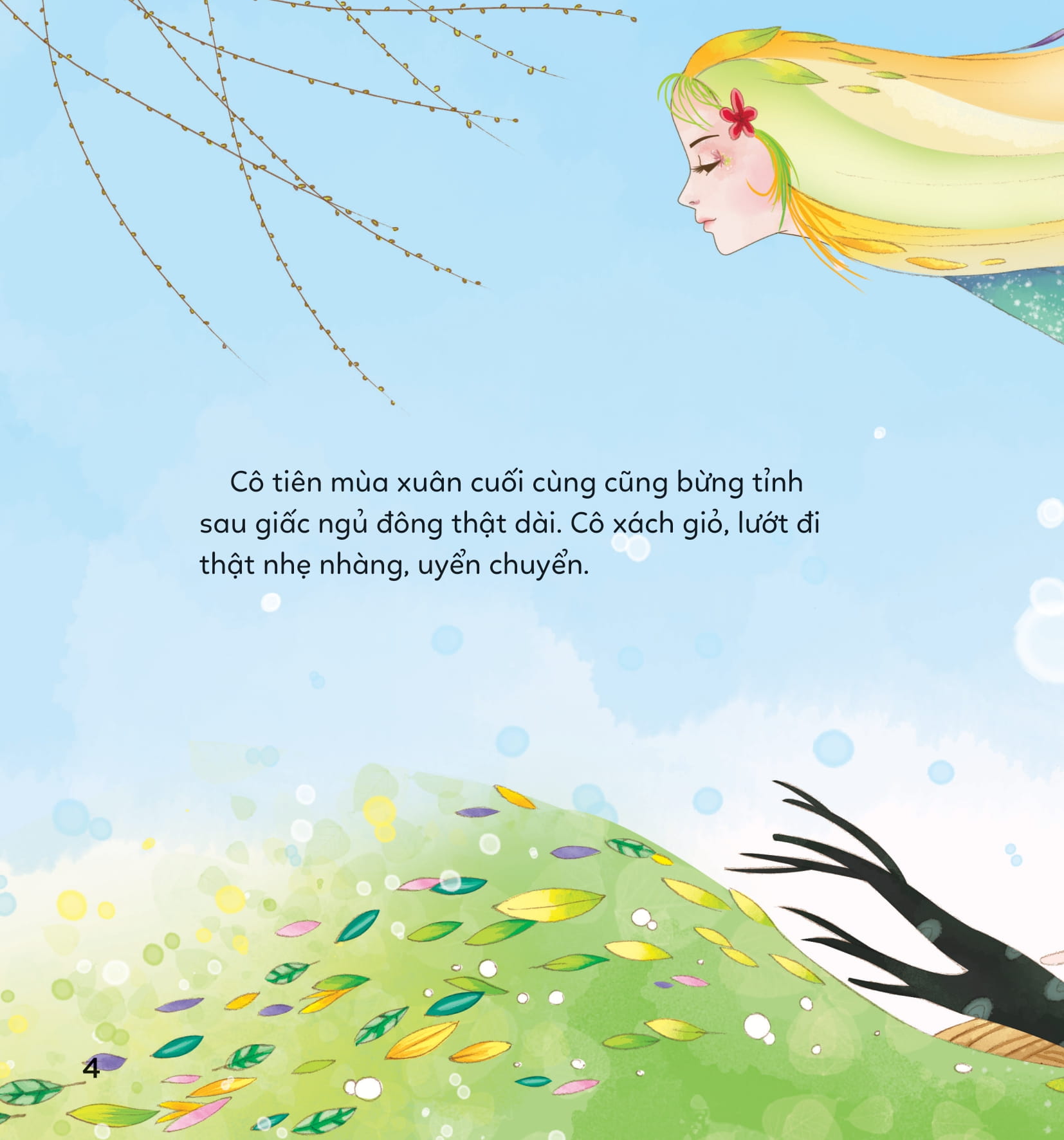 bé khám phá khoa học qua truyện đồng thoại, bốn mùa rực rỡ - mùa xuân rộn rã