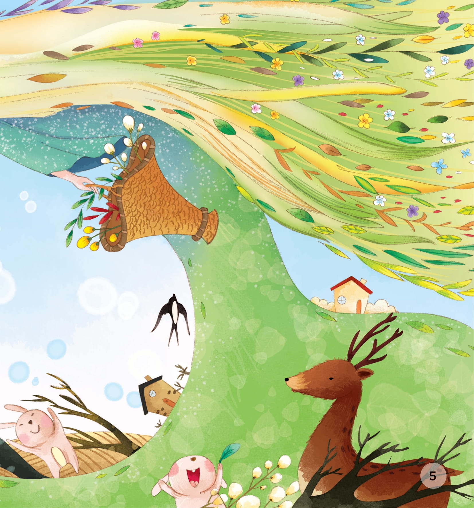 bé khám phá khoa học qua truyện đồng thoại, bốn mùa rực rỡ - mùa xuân rộn rã