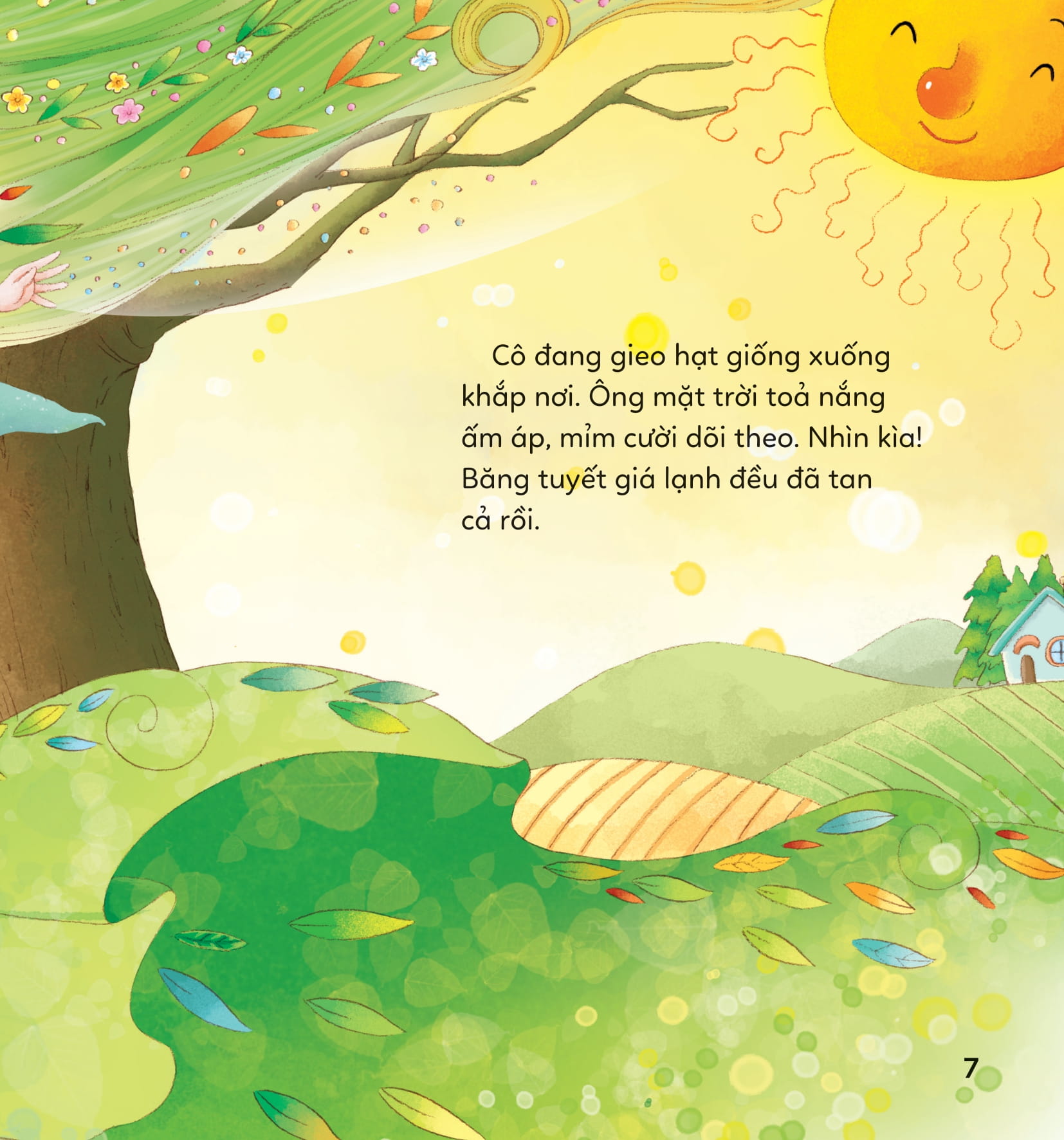 bé khám phá khoa học qua truyện đồng thoại, bốn mùa rực rỡ - mùa xuân rộn rã