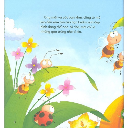 bé khám phá khoa học qua truyện đồng thoại - động vật bí ẩn: vòng đời của bướm