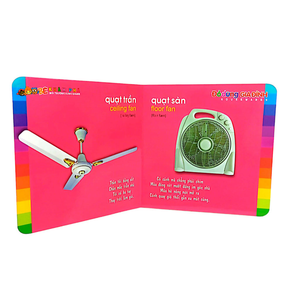 bé khám phá môi trường xung quanh - đồ dùng gia đình (tái bản)