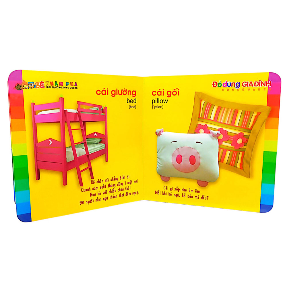 bé khám phá môi trường xung quanh - đồ dùng gia đình (tái bản)