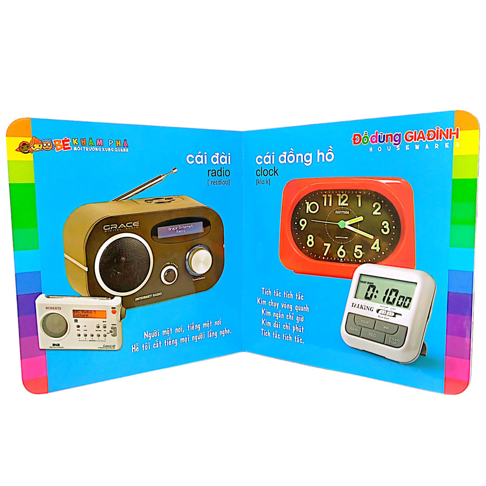 bé khám phá môi trường xung quanh - đồ dùng gia đình (tái bản)