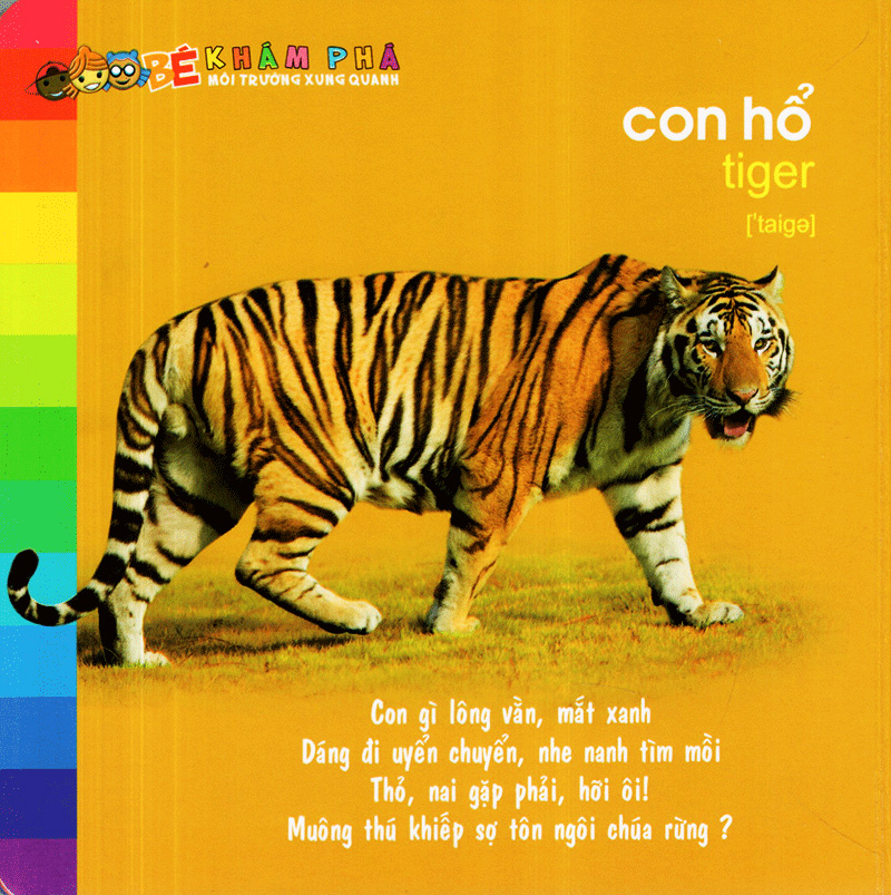 bé khám phá môi trường xung quanh - động vật hoang dã (tái bản)