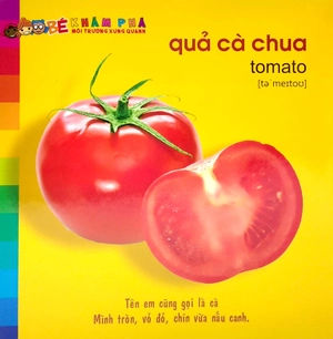 bé khám phá môi trường xung quanh: rau củ - vegetables (tái bản 2022)