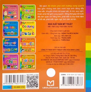 bé khám phá môi trường xung quanh: rau củ - vegetables (tái bản 2022)