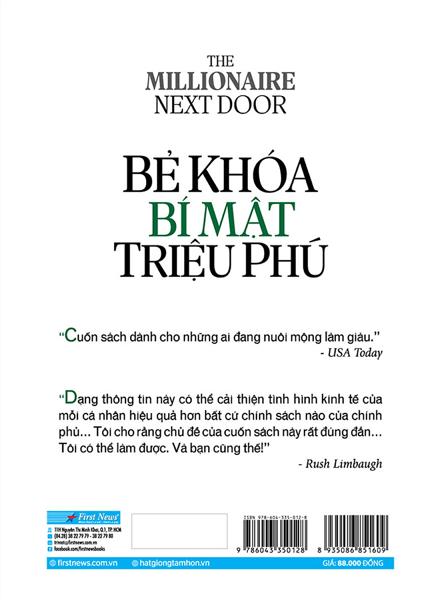 bẻ khóa bí mật triệu phú - khám phá tư duy làm giàu (tái bản 2023)