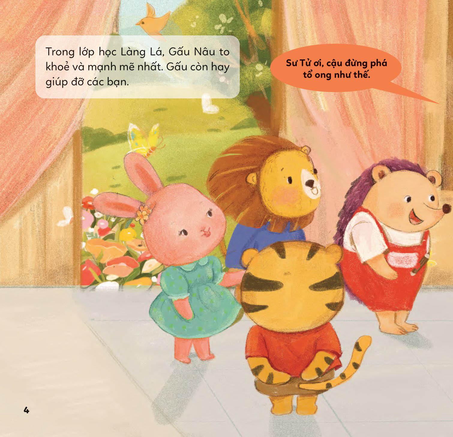 bé khỏe bé vui - không sợ bệnh viện - gấu nâu sốt cao