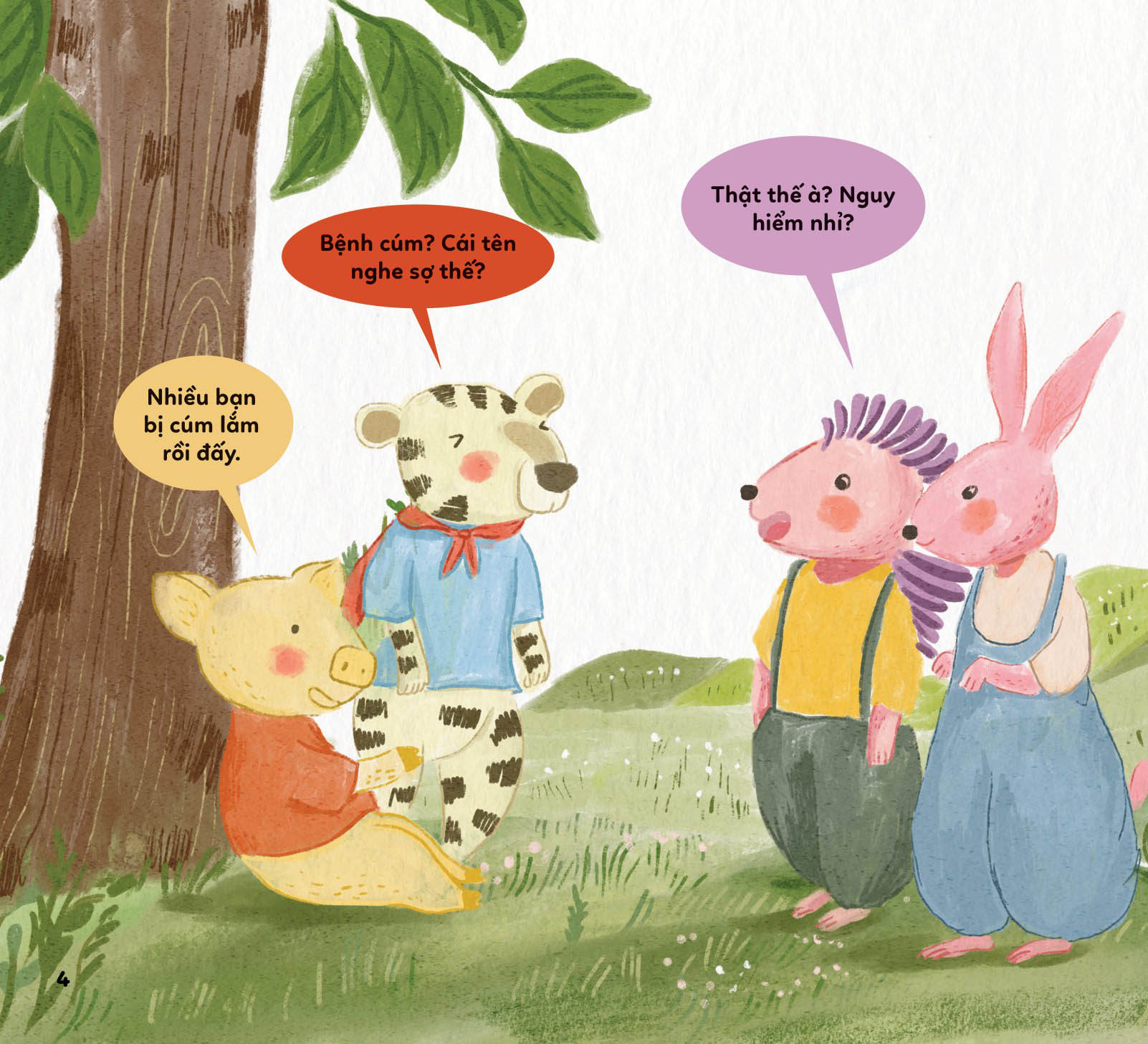 bé khỏe bé vui - không sợ bệnh viện - hổ vằn đi tiêm chủng