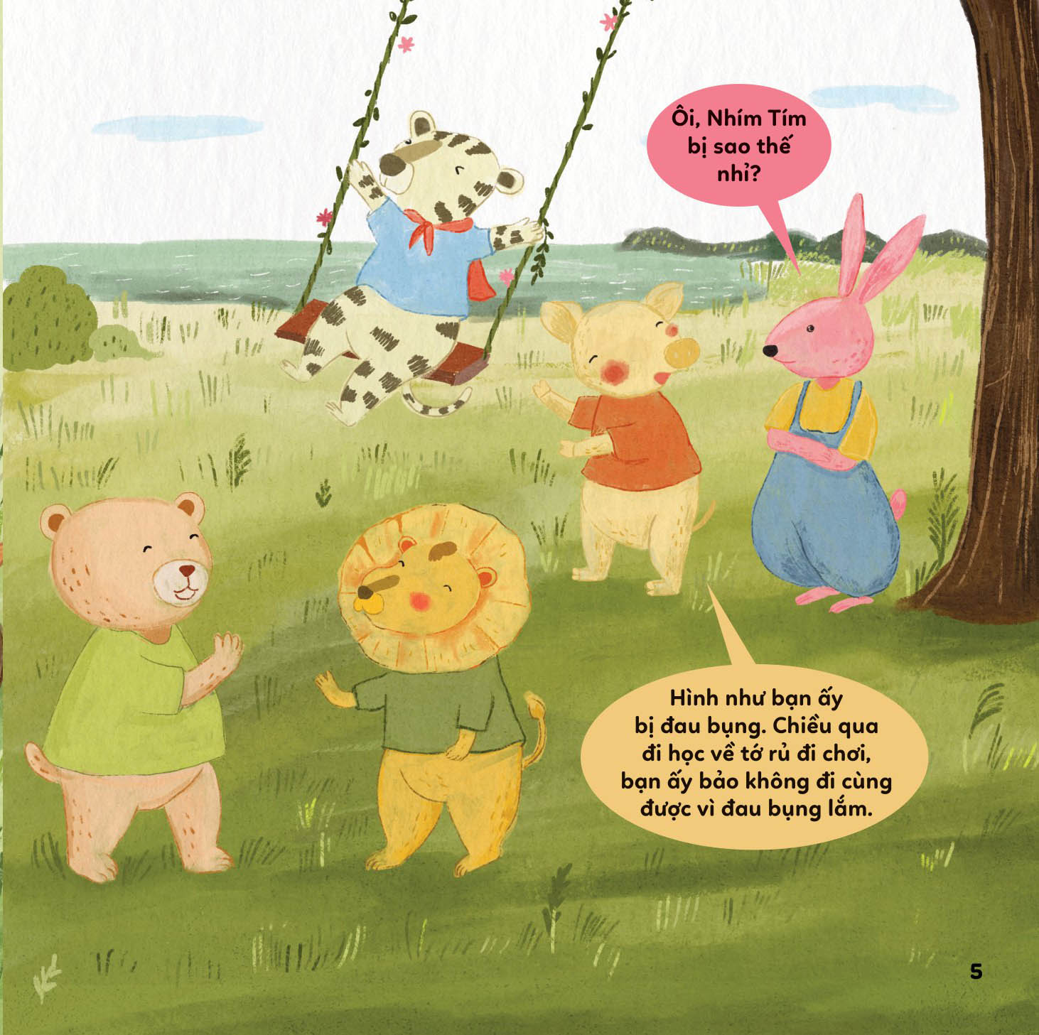 bé khỏe bé vui - không sợ bệnh viện - nhím tím uống thuốc siêu giỏi