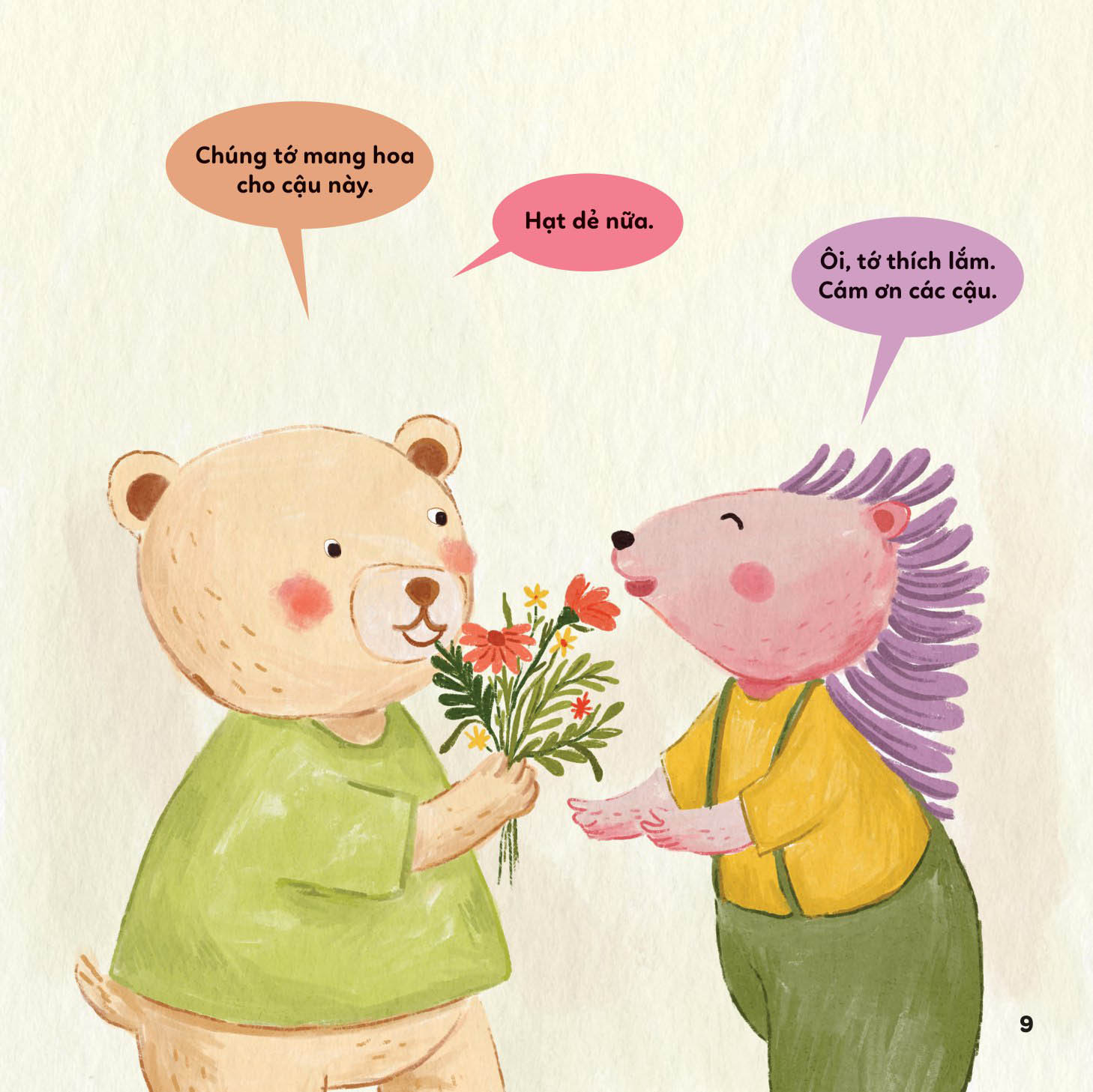 bé khỏe bé vui - không sợ bệnh viện - nhím tím uống thuốc siêu giỏi