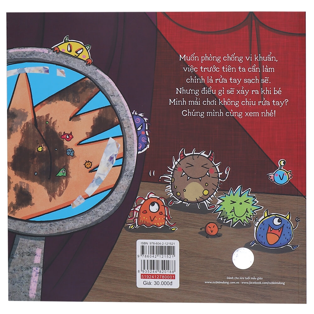 bé khoẻ mỗi ngày - nếu không rửa tay thì sao?