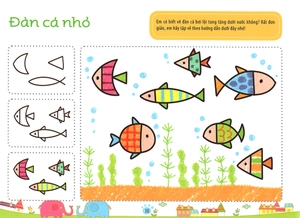 bé làm họa sĩ - những nét vẽ đầu tiên - 4~5 tuổi - tập a