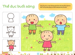 bé làm họa sĩ - những nét vẽ đầu tiên - 4~5 tuổi - tập a