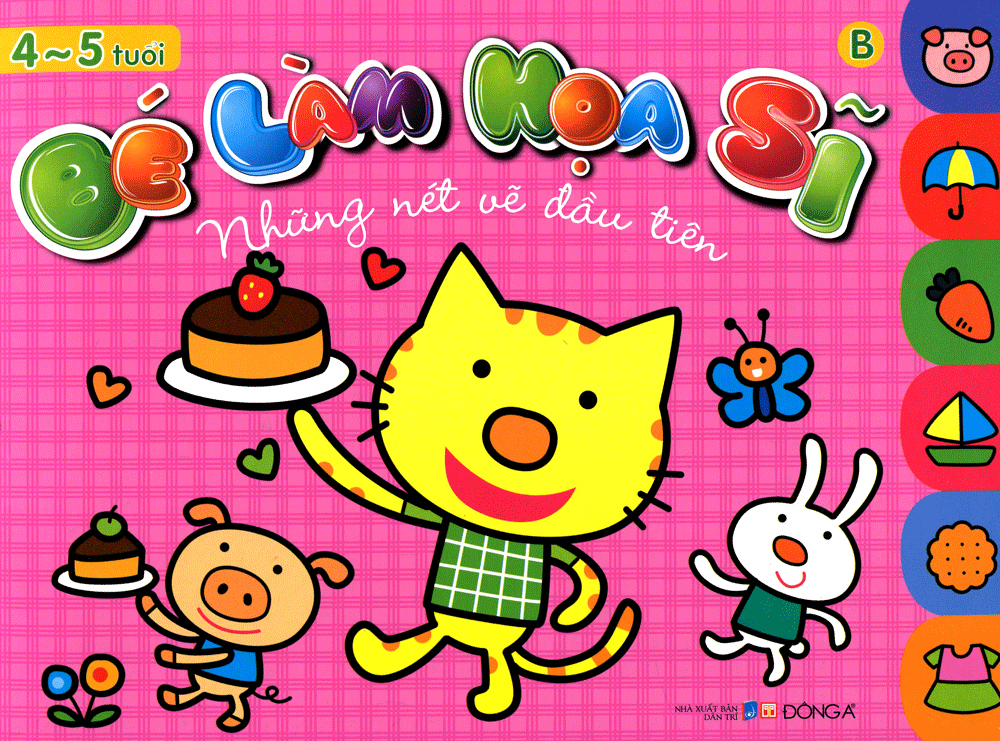 bé làm họa sĩ - những nét vẽ đầu tiên - 4~5 tuổi - tập b