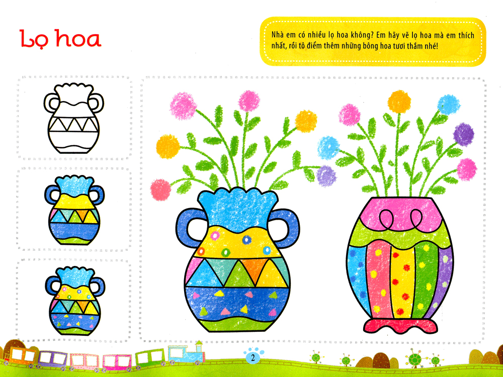 bé làm họa sĩ - những nét vẽ đầu tiên - 5~6 tuổi - tập a