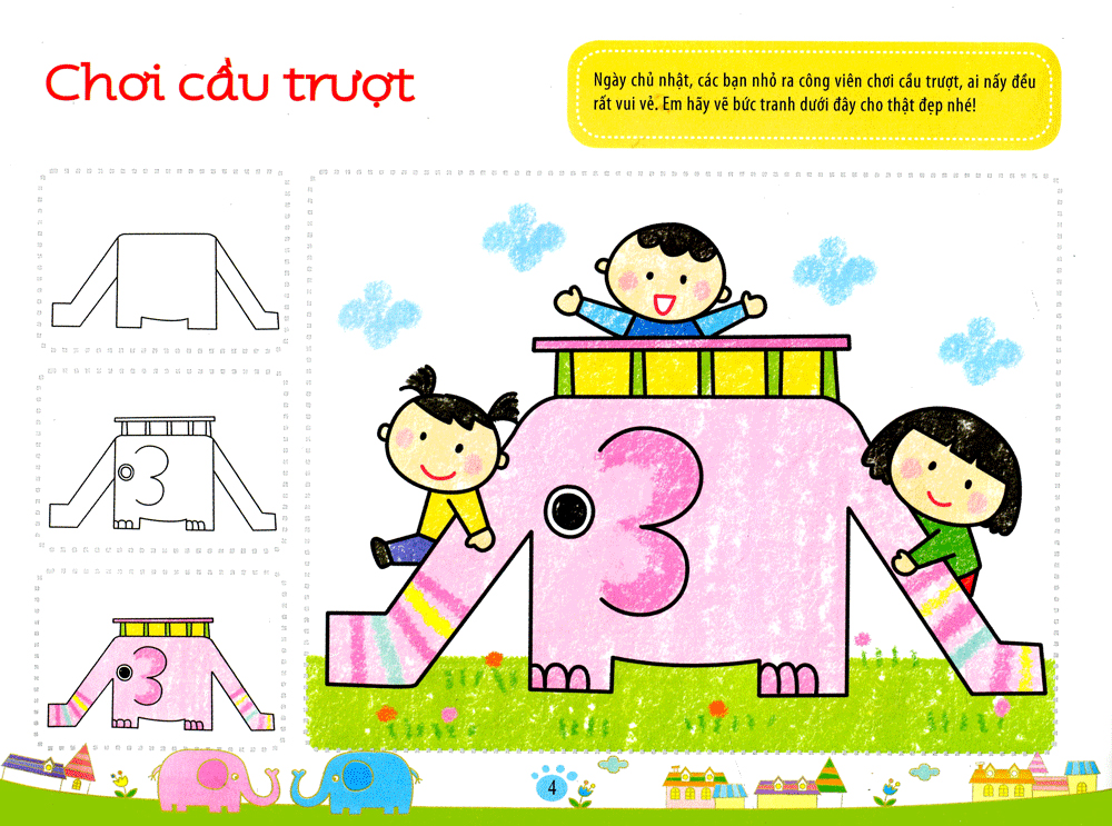 bé làm họa sĩ - những nét vẽ đầu tiên - 5~6 tuổi - tập a