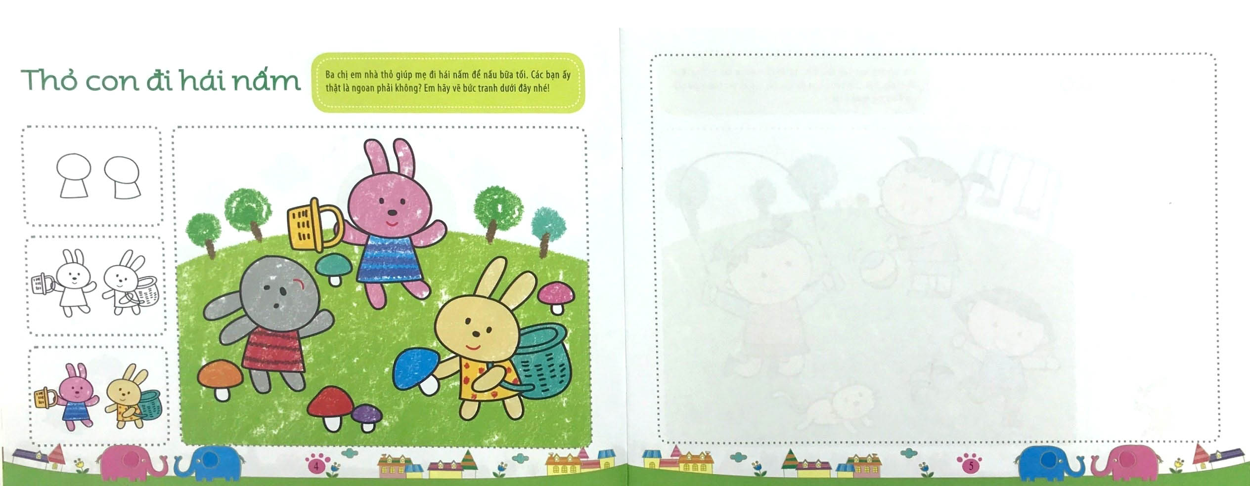 bé làm họa sĩ - những nét vẽ đầu tiên - 5~6 tuổi - tập b