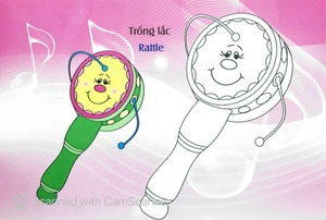 bé làm quen môi trường - nhạc cụ