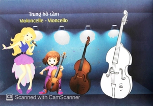 bé làm quen môi trường - nhạc cụ