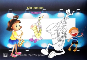 bé làm quen môi trường - nhạc cụ