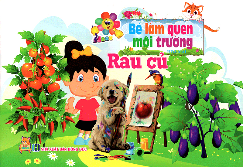 bé làm quen môi trường - rau củ